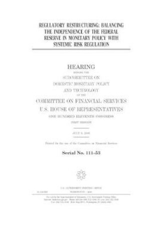 Cover of Regulatory restructuring