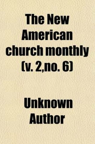 Cover of The New American Church Monthly