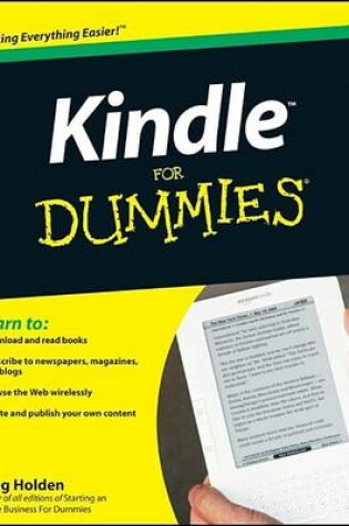 Cover of Kindle 2 For Dummies