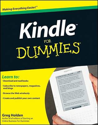 Book cover for Kindle 2 For Dummies