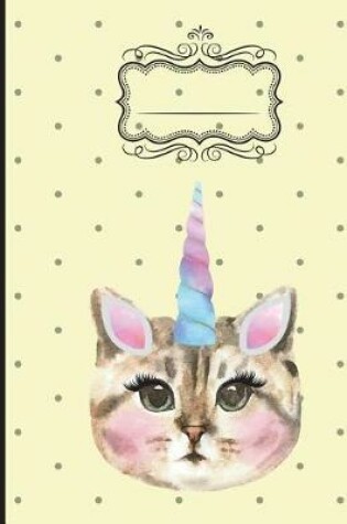 Cover of Caticorn Composition Notebook - Wide Ruled