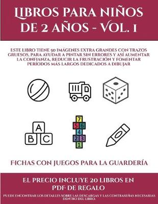 Cover of Fichas con juegos para la guardería (Libros para niños de 2 años - Vol. 1)