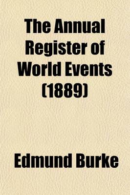 Book cover for The Annual Register of World Events (Volume 130); A Review of the Year