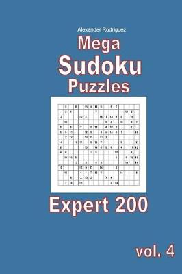 Book cover for Mega Sudoku Puzzles - Expert 200 vol. 4