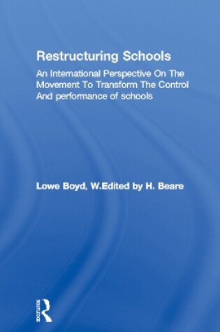 Cover of Restructuring Schools