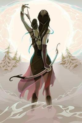 Book cover for Elven Maiden Archer Grid Notebook