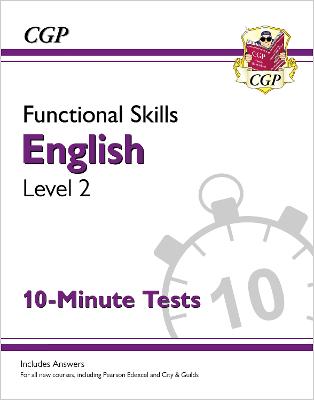 Book cover for Functional Skills English Level 2 - 10 Minute Tests