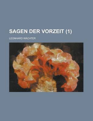 Book cover for Sagen Der Vorzeit (1 )