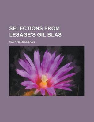 Book cover for Selections from Lesage's Gil Blas