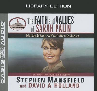 Book cover for The Faith and Values of Sarah Palin (Library Edition)