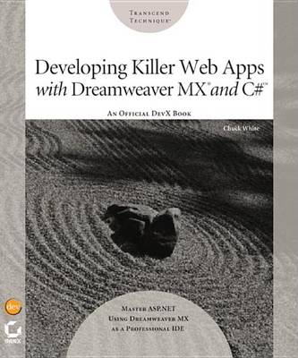 Book cover for Developing Killer Web Apps with Dreamweaver MX and C#