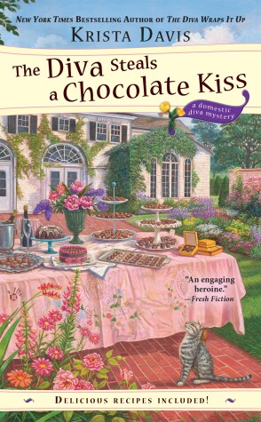 Book cover for The Diva Steals a Chocolate Kiss