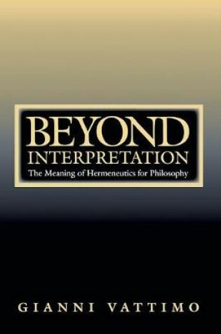 Cover of Beyond Interpretation