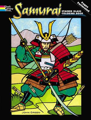 Cover of Samurai Stained Glass Coloring Book