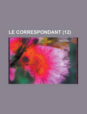 Book cover for Le Correspondant (12)