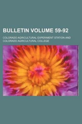 Cover of Bulletin Volume 59-92