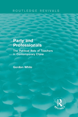 Book cover for Party and Professionals