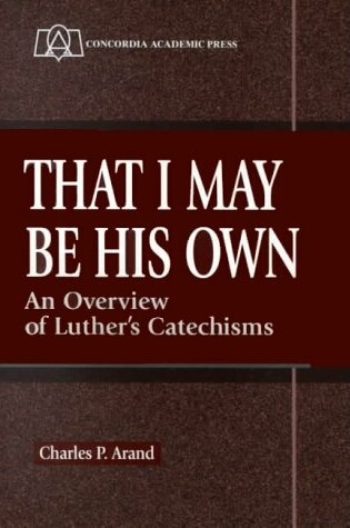 Cover of That I May be His Own