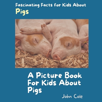 Book cover for A Picture Book for Kids About Pigs