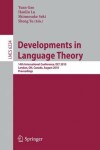 Book cover for Developments in Language Theory