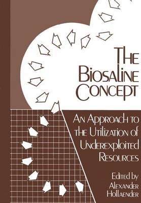 Book cover for The Biosaline Concept