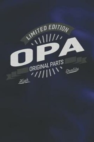 Cover of Limited Edition Opa Original Parts High Quality