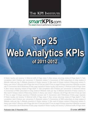 Book cover for Top 25 Web Analytics KPIs of 2011-2012