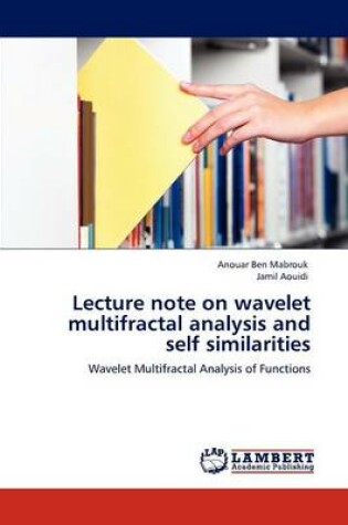 Cover of Lecture note on wavelet multifractal analysis and self similarities