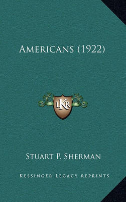 Book cover for Americans (1922)