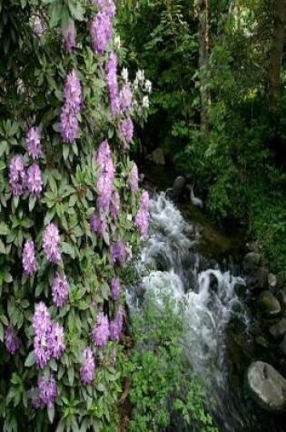 Cover of Floral Journal Purple Rhododendron Beside Creek