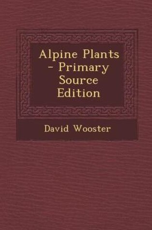 Cover of Alpine Plants