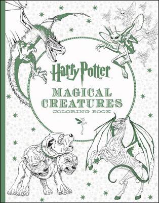 Book cover for Harry Potter Magical Creatures Coloring Book