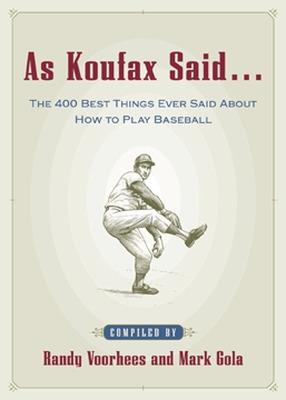 Cover of As Koufax Said--