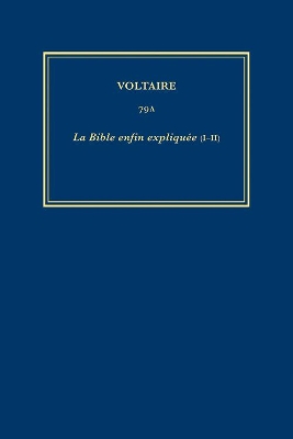 Cover of Complete Works of Voltaire 79A (I-II)