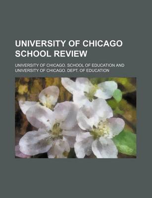 Book cover for University of Chicago School Review