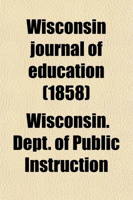 Book cover for Wisconsin Journal of Education (Volume 2)