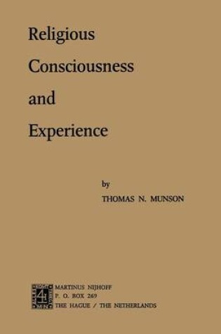 Cover of Religious Consciousness and Experience