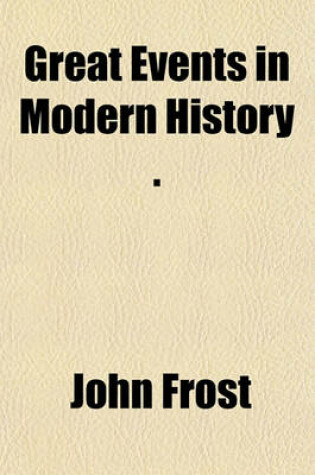 Cover of Great Events in Modern History .