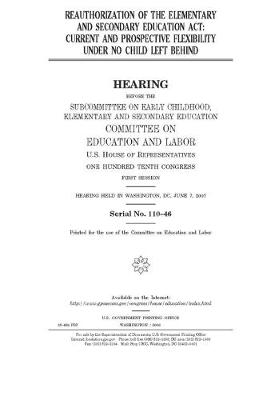 Book cover for Reauthorization of the Elementary and Secondary Education Act