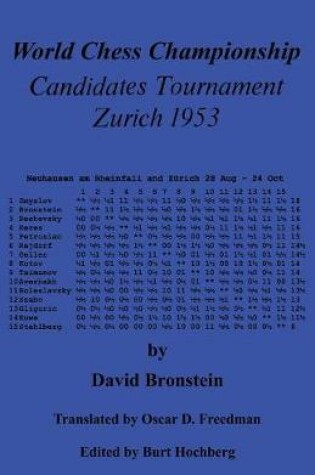 Cover of World Chess Championship Candidates Tournament Zurich 1953