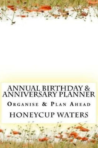 Cover of Annual Birthday & Anniversary Planner