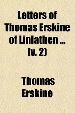 Cover of Letters of Thomas Erskine of Linlathen (Volume 2)