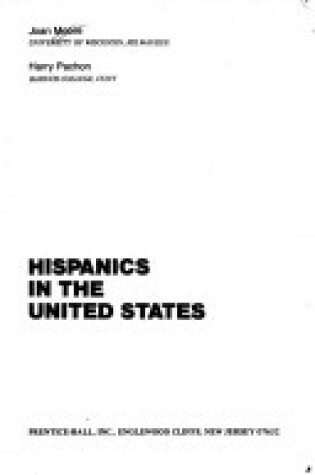 Cover of Hispanics in the United States