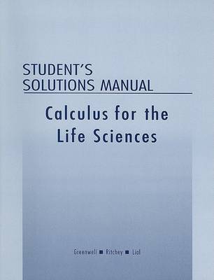 Book cover for Student Solutions Manual for Calculus with Applications for the Life Sciences