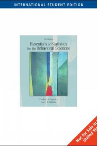 Cover of Essentials of Statistics for the Behavioral Sciences (Ise)