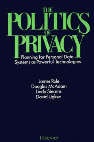 Cover of The Politics of Privacy