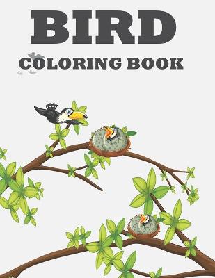 Book cover for Bird Coloring Book