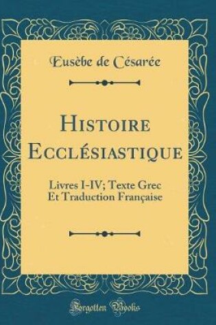 Cover of Histoire Ecclesiastique