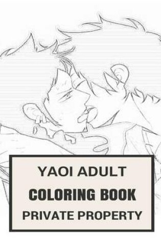 Cover of Yaoi Adult Coloring Book