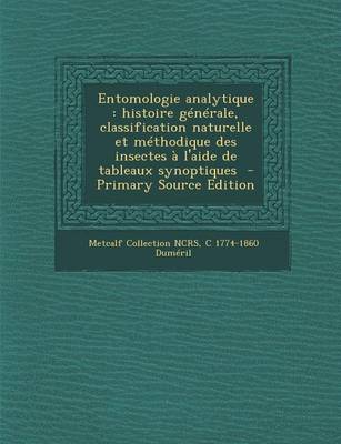 Book cover for Entomologie Analytique